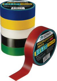 ULTIMA, лента изоляционная ПВХ, 19мм х 20м, цвет чёрный