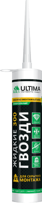 ULTIMA 300, клей для скрытого монтажа (акрил),прозрачный, катридж 300мл