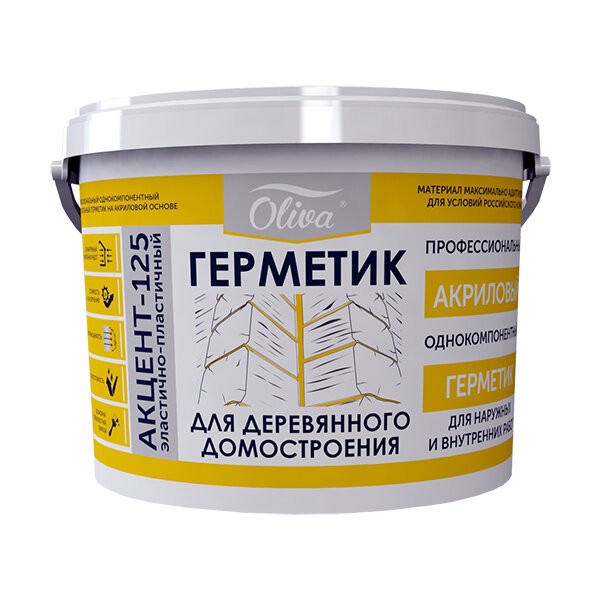Герметик Акцент-125 Белый 10л (15кг)