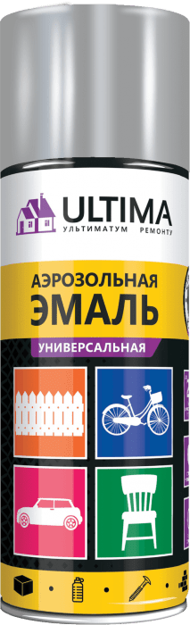 Краска аэрозольная ULTIMA, лак глянцевый, 520 мл