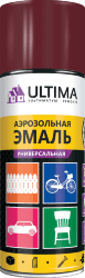 Краска аэрозольная ULTIMA, винно-красный, RAL 3005, 520 мл