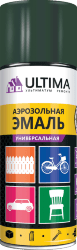 Краска аэрозольная ULTIMA, зеленый мох, RAL6005, 520 мл