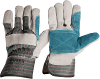 Перчатки комбинированные спилковые усиленные BOXER®.