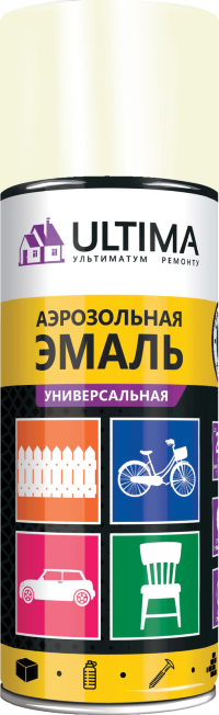 Краска аэрозольная ULTIMA, бежевая, RAL 1001, 520мл
