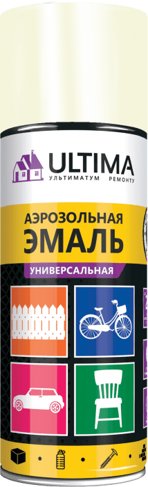 Краска аэрозольная ULTIMA, бежевая, RAL 1001, 520мл