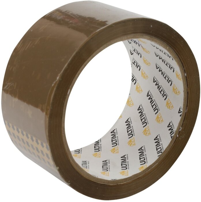 ULTIMA Скотч упаковочный, ширина 50 мм, длина 66 м,  прозрачный