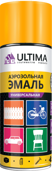 Краска аэрозольная ULTIMA, оранжевый, 2004, 520 мл