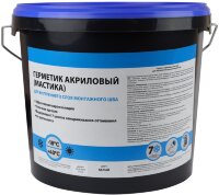 Акриловый герметик для внутреннего шва, белый, ведро 7 кг