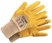 Перчатки YELLOW GRIP трикотажные с латексным текстурированным покрытием ULTIMA ®.
