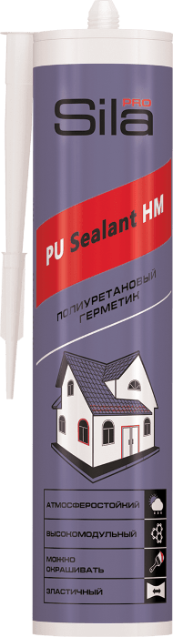 Герметик полиуретановые, Sila PRO PU Sealant HM, Белый, 280 мл
