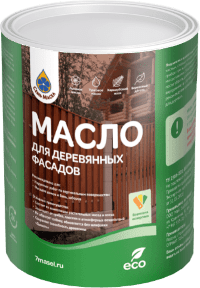 Масло для деревянных фасадов (7масел) 0,45 л.