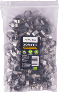 Хомуты нержавеющая сталь Ultima, 10-16 мм, ширина 9 мм