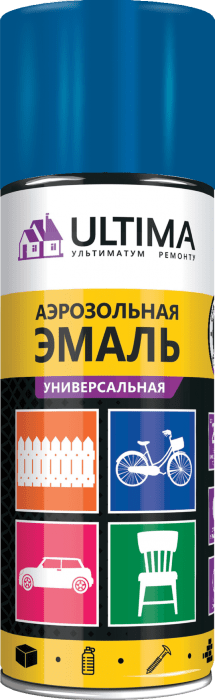 Краска аэрозольная ULTIMA, синий, 5005, 520 мл