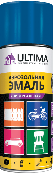 Краска аэрозольная ULTIMA, синий, 5005, 520 мл