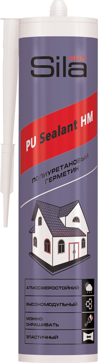 Герметик полиуретановые, Sila PRO PU Sealant HM, Светло-серый RAL 7004, 280 мл