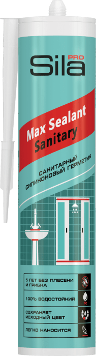 Sila Pro Max Sealant,силиконовый санитарный герметик,бесцветный
