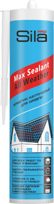 Каучуковый герметик для кровли, Коричневый, Sila PRO Max Sealant ALL Weather, 290 мл