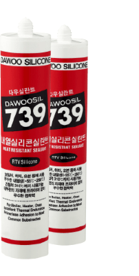 Dawoosil 739 Red термостойкий силиконовый герметик, красный, 270 мл.