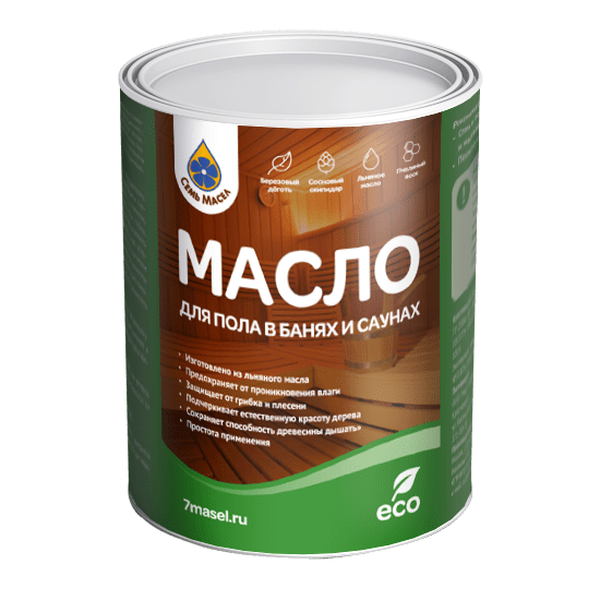 Масло для пола в банях и саунах