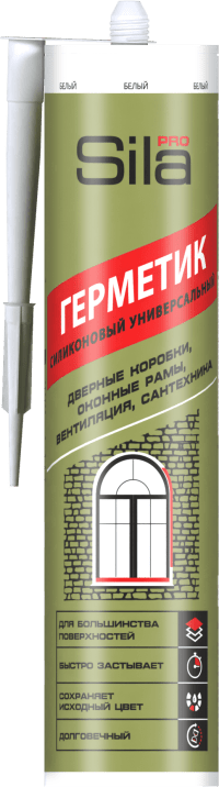 Sila PRO Max Sealant, силиконовый универсальный герметик, серый, 280 мл