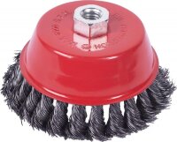 Щетка для УШМ Ultima, 100мм, М14, чашка, крученая проволока 0,35мм