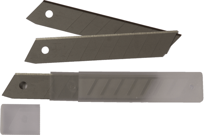 Набор лезвий Ultima, 18мм, 10 лезвий Углеродистая сталь