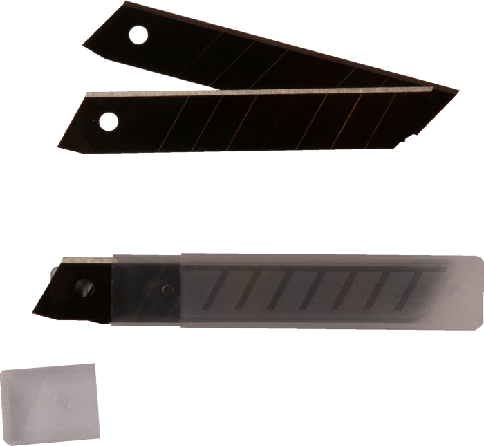 Набор лезвий Ultima, 18мм, 10 лезвий Углеродистая сталь