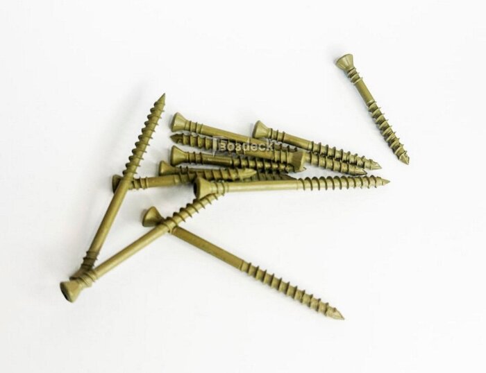 Саморез Gwozdeck Отделочный E-coating коричневый Потайной 4.0*40 Т15