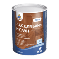Лак для бань и саун Аква, бесцветный