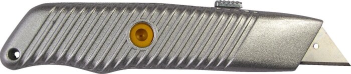 Нож Ultima,18 мм, выдвижное трапециевидное лезвие, металлический корпус