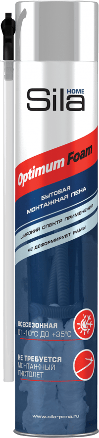Sila HOME Optimum Foam, Бытовая монтажная пена, 750 мл