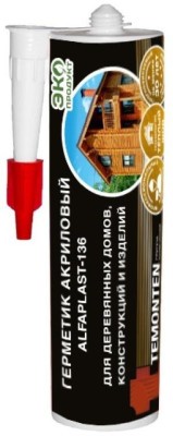 Герметик Alfaplast-136 картридж 310 мл Золотая сосна