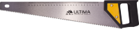 Ножовка по дереву Ultima, 400 мм, 7-8 TPI, каленый зуб, 3-к рукоятка
