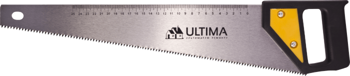 Ножовка по дереву Ultima, 400 мм, 7-8 TPI, каленый зуб, 3-к рукоятка