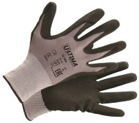 Перчатки из смесовой пряжи с покрытием ладони и кончиков пальцев из полимерполиуретана ULTIMA ®.