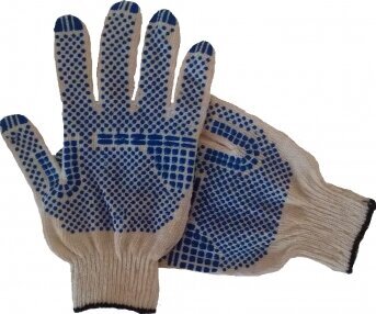 Перчатки 10 класс (6) с ПВХ