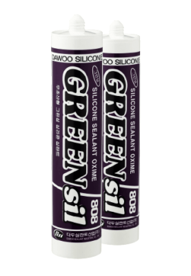 Dawoosil greensil 808 силиконовый нейтральный герметик, серый, 270 мл.
