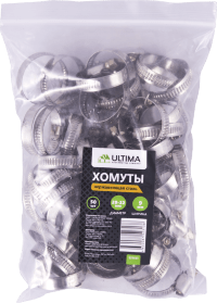 Хомуты нержавеющая сталь Ultima, 20-32 мм, ширина 9 мм