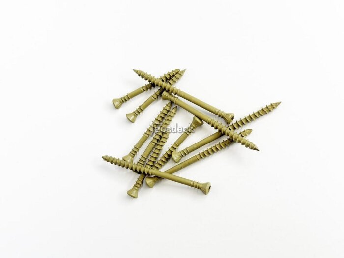 Саморез Gwozdeck Отделочный E-coating коричневый Потайной 4.0*70 Т15 