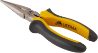 Длинногубцы Ultima, 160 мм, прямые, двухкомпонентные рукоятки