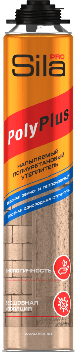 Sila Pro Polyplus, полиуретановый напыляемый утеплитель
