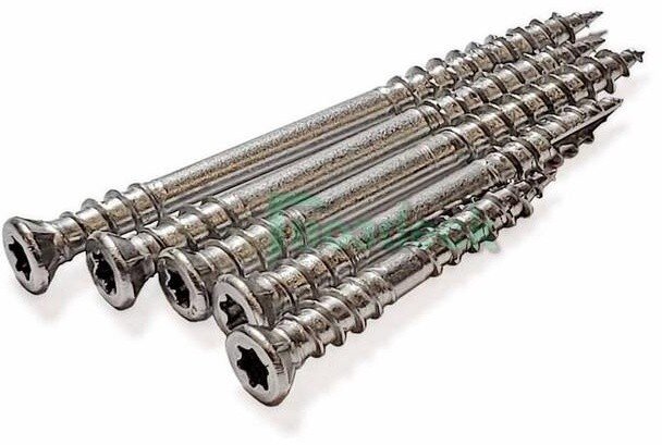 Саморез Gwozdeck Для террасной доски потайной 5,3*70 Нерж. Сталь А2 Torx20